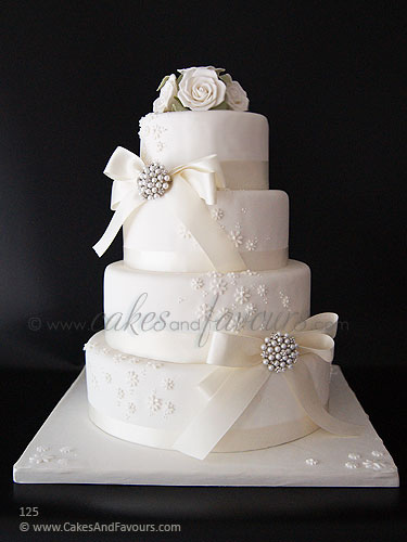 4 Tier Wedding Cake