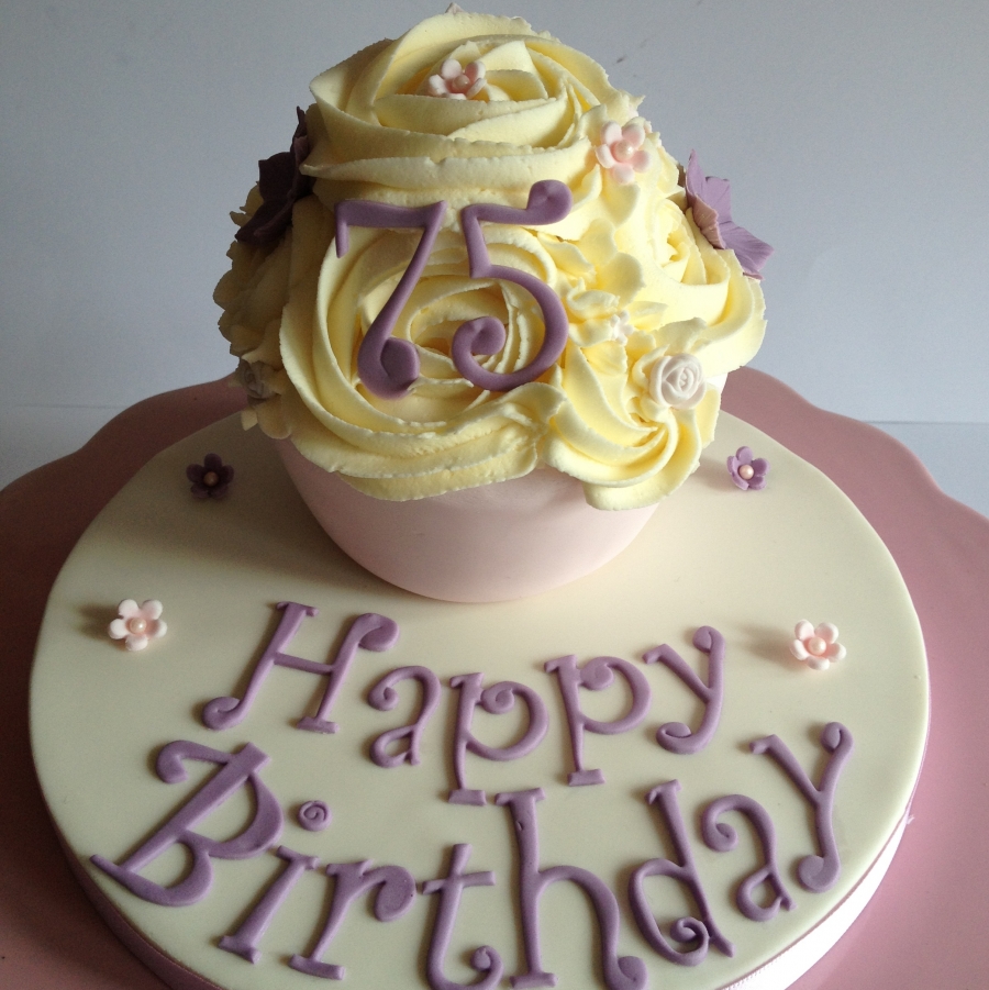 75th Birthday Cupcake Cakes 75th Birthday Cupcake Cakes