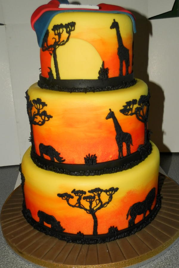 African Theme Birthday Cakes