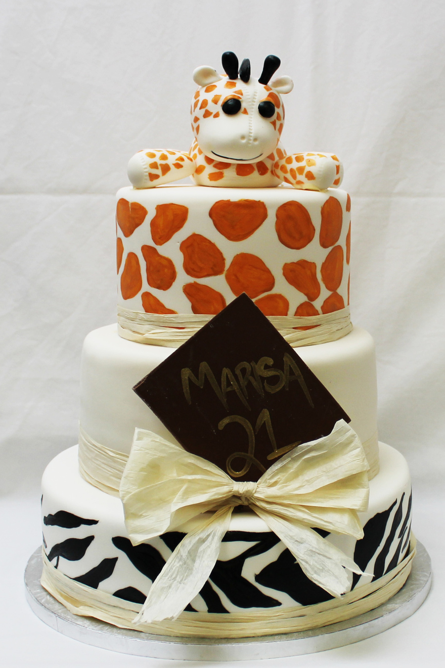 African Themed Birthday Cake African Themed Birthday Cake