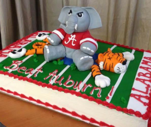 Alabama-Auburn Cake