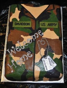 Army Going Away Cake Ideas