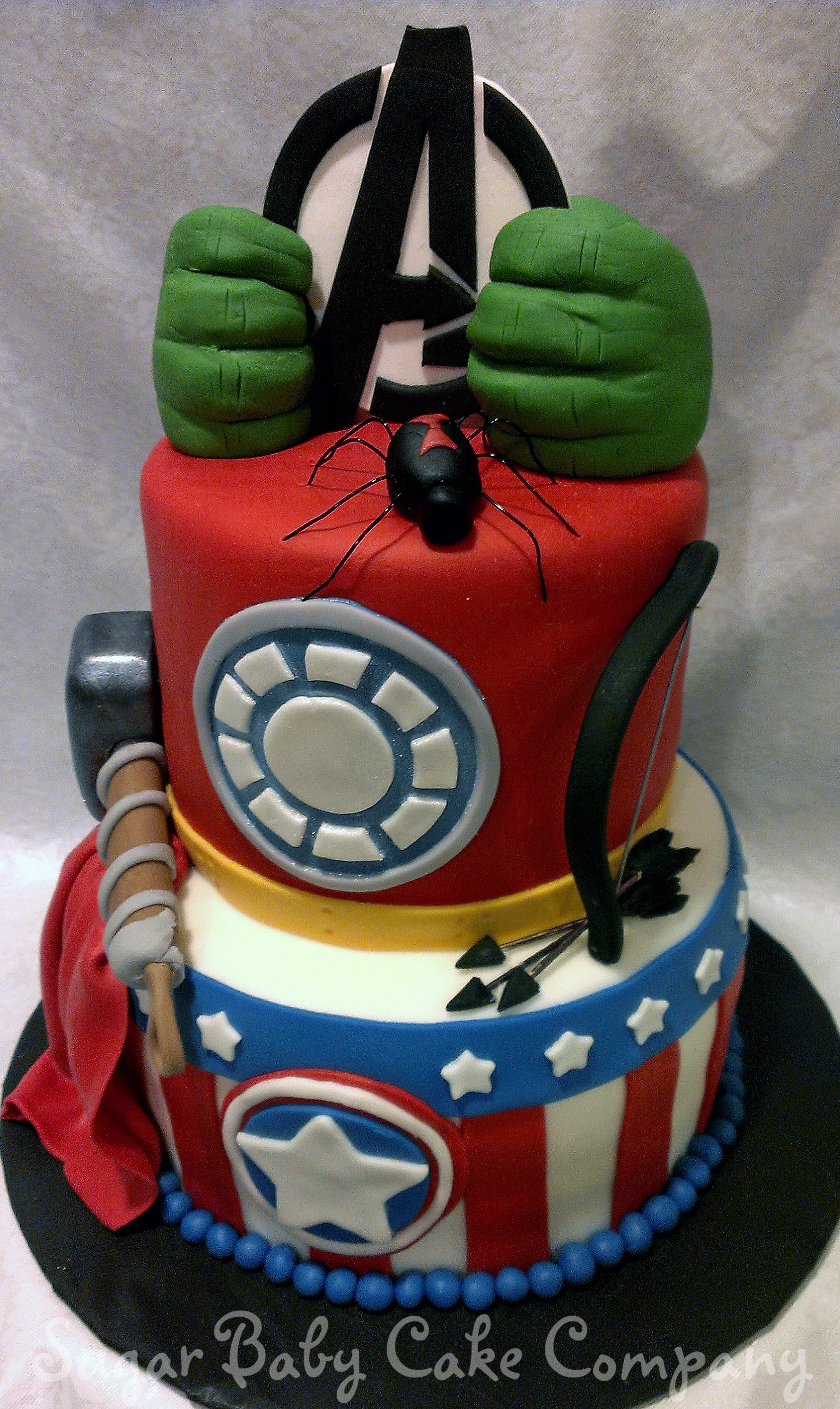 Avengers Birthday Cake