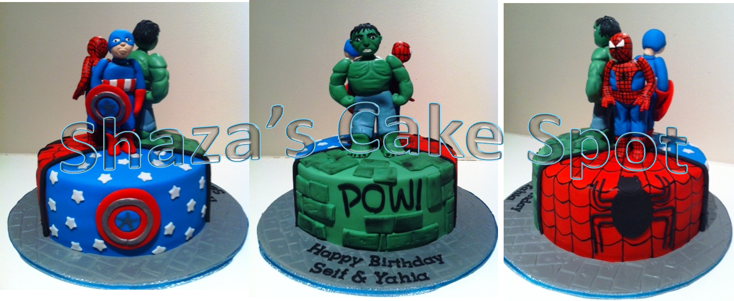 Avengers Birthday Cake