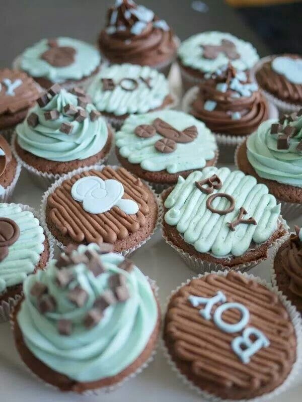 Baby Boy Shower Cupcakes Baby Boy Shower Cupcakes