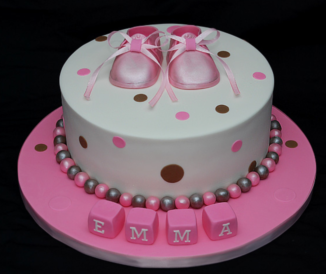 Baby Shower Cakes No Fondant