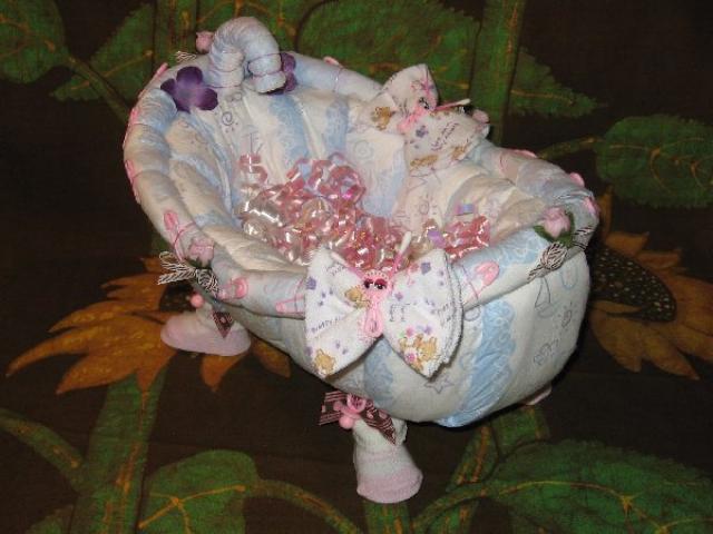 Baby Shower Diaper Cake Baby Shower Diaper Cake
