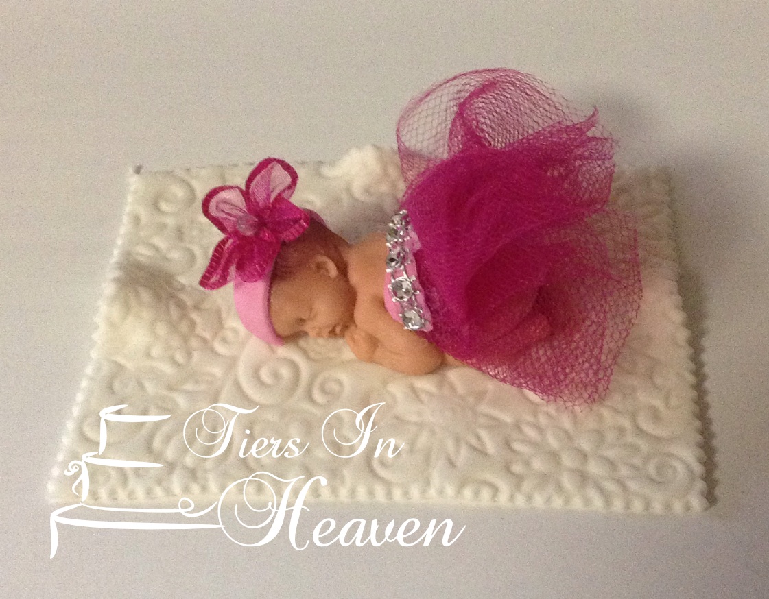 Baby Shower Fondant Cake Topper Baby Shower Fondant Cake Topper