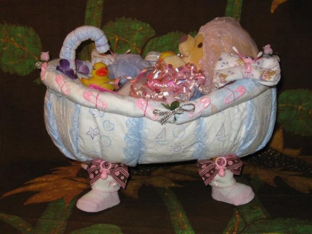 Bathtub Diaper Cake Instructions Bathtub Diaper Cake Instructions