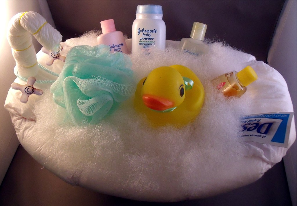 Bathtub Diaper Cake Bathtub Diaper Cake