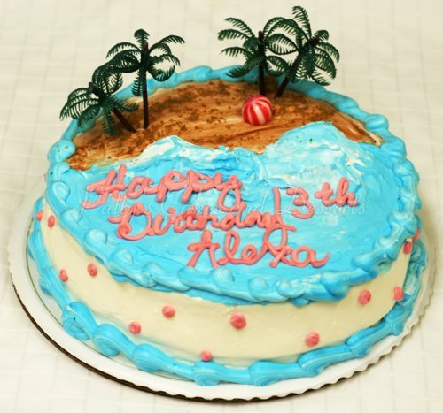 Beach Theme Birthday Cake Beach Theme Birthday Cake