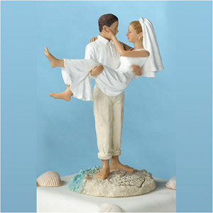 Beach Wedding Cake Topper