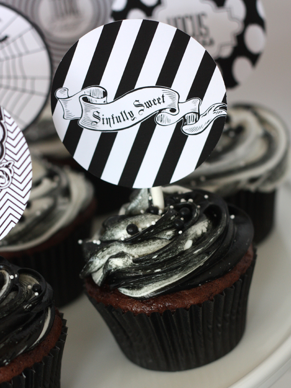 Black and White Halloween Party Ideas