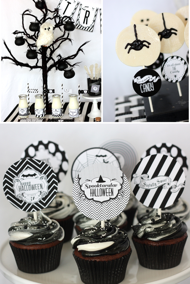 Black and White Party Ideas