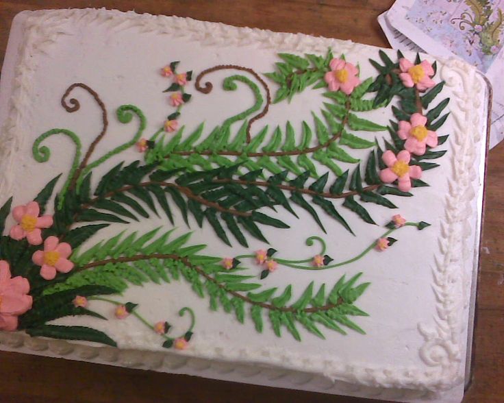 Buttercream Flower Sheet Cakes