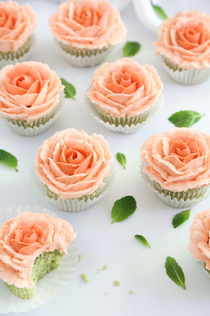 Buttercream Rose Cupcake Buttercream Rose Cupcake
