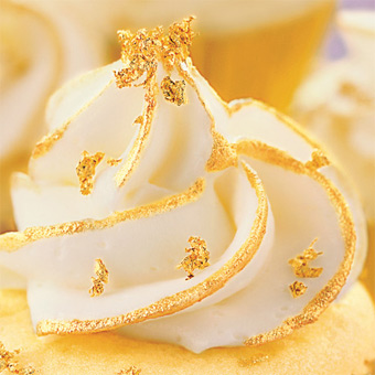 Cake with Edible Gold Leaf Cake with Edible Gold Leaf