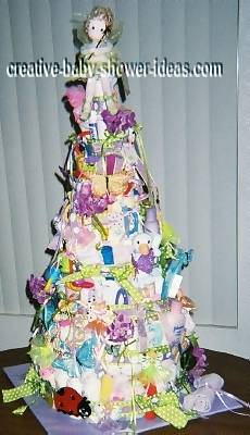 Cakes Diaper Over-The-Top-Baby-Shower