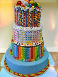 Candy Birthday Cake Ideas