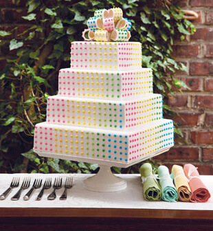 9 Photos of Dot Themed Cakes 9 Photos of Dot Themed Cakes