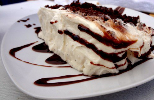 Cherry Chocolate Layer Cake with Cream Cheese Frosting