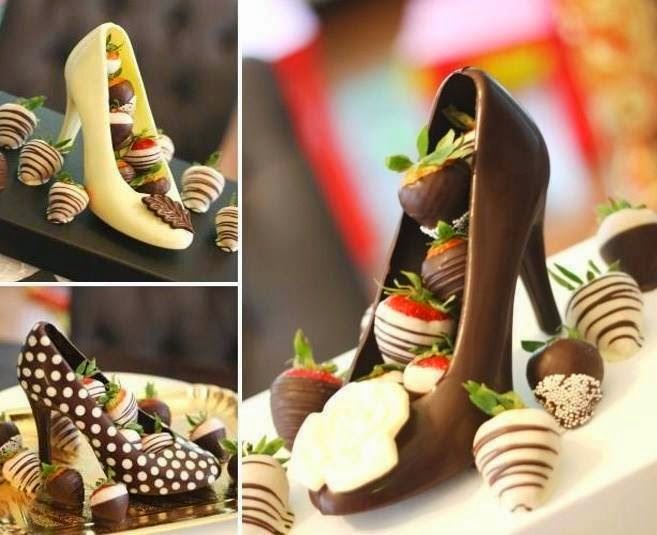 Chocolate High Heel Shoes