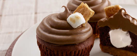 Chocolate Marshmallow Cupcakes