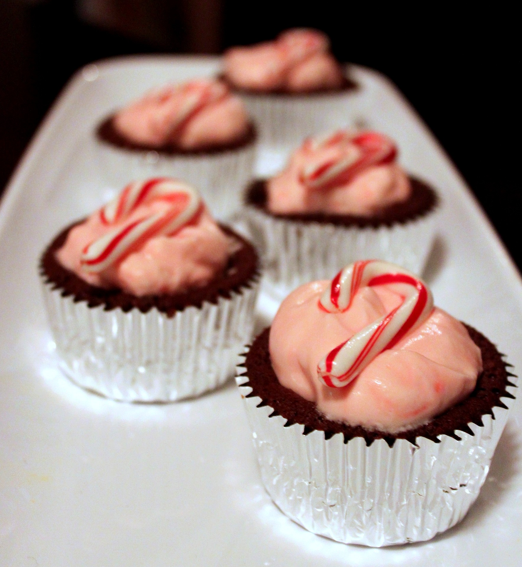 Chocolate Peppermint Cupcakes