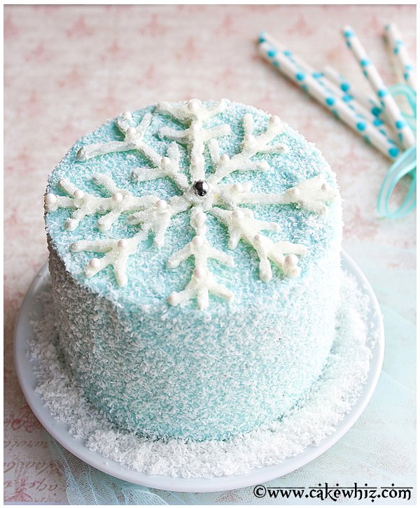 Chocolate Snowflake Cake