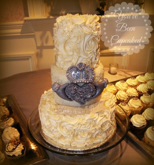 Claddagh Wedding Cake