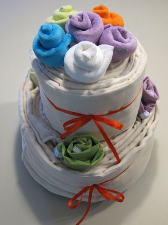 Cloth Diaper Baby Shower Cake Cloth Diaper Baby Shower Cake