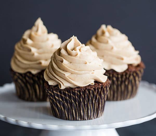 Coffee Cupcakes with Chocolate Frosting