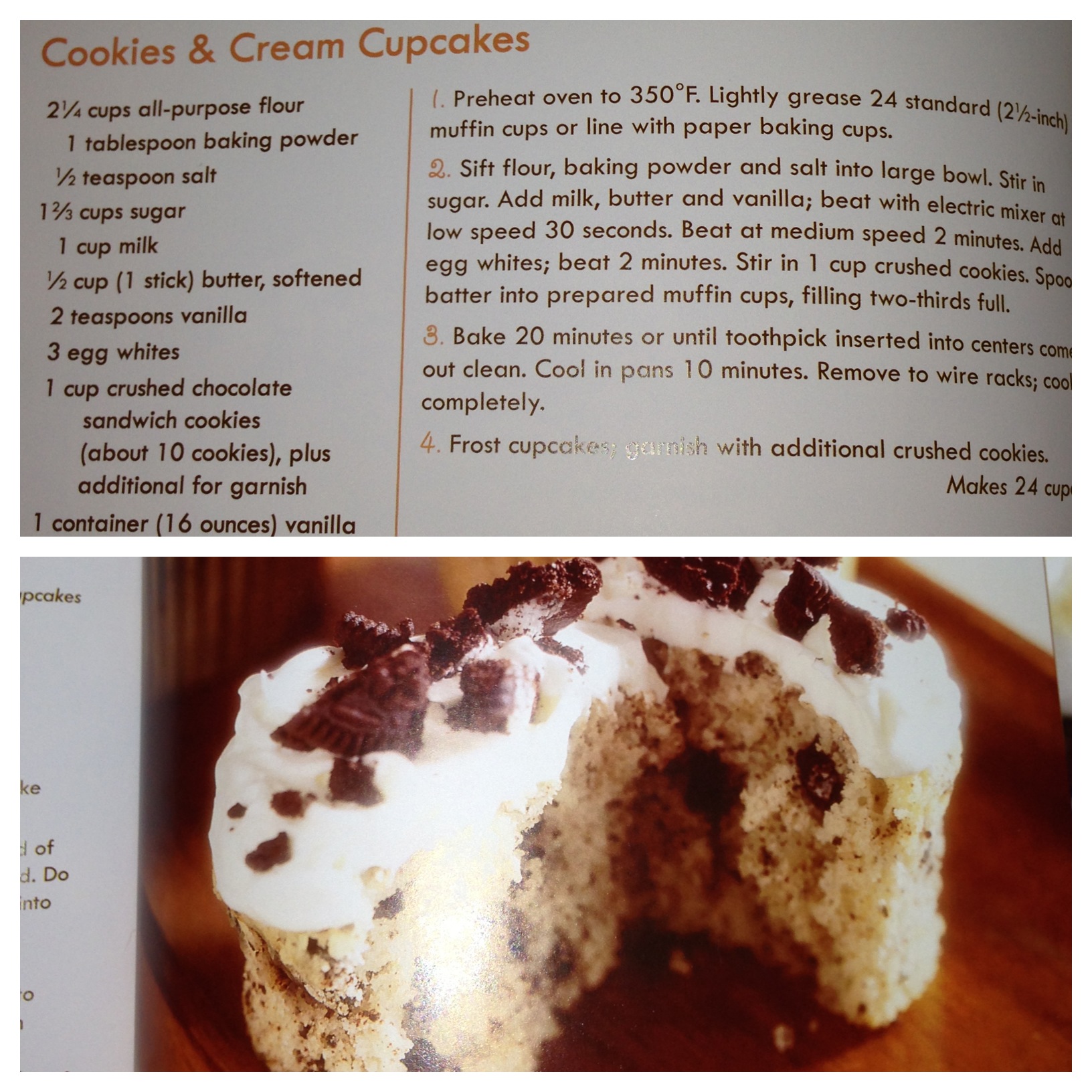 Cookie and Cream Cupcakes Recipe From Scratch