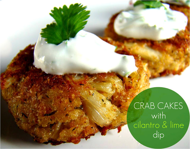 Crab Cakes with Cilantro