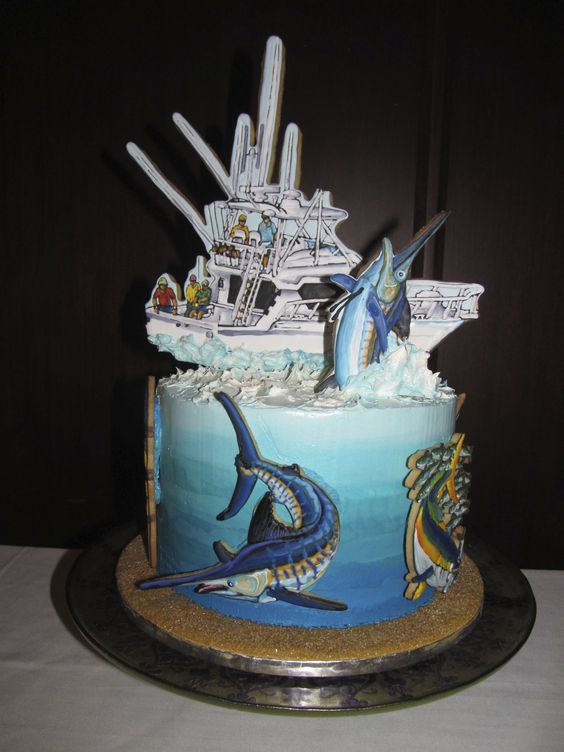 Deep Sea Fishing Cake