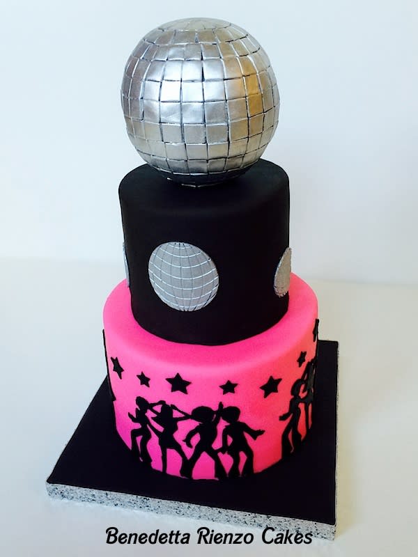 Disco Ball Cake