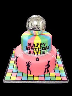 Disco Birthday Cake Ideas