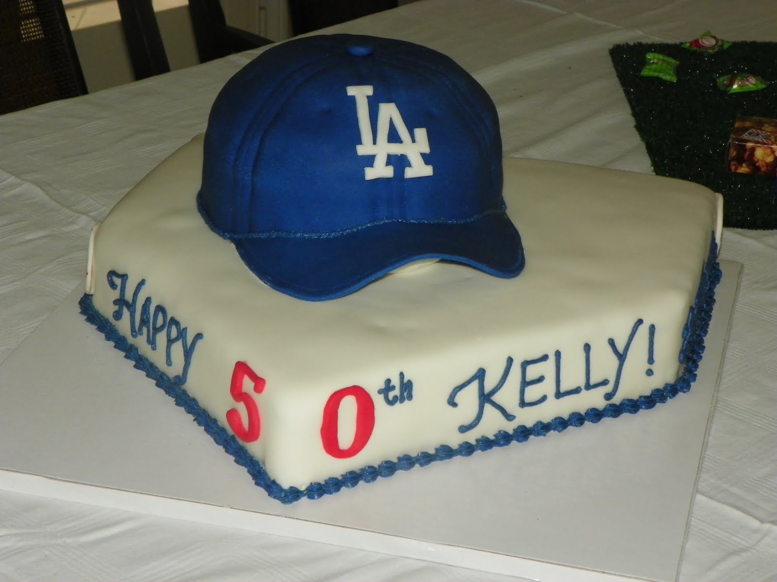 Dodger Happy Birthday Cake