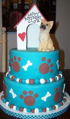 Dog Birthday Cake