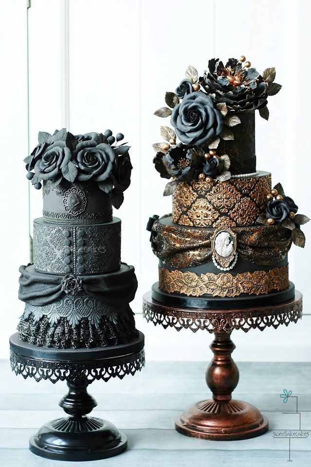 Dramatically Gorgeous Wedding Cakes Dramatically Gorgeous Wedding Cakes