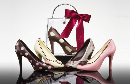 Edible Chocolate Shoes and Handbag Edible Chocolate Shoes and Handbag