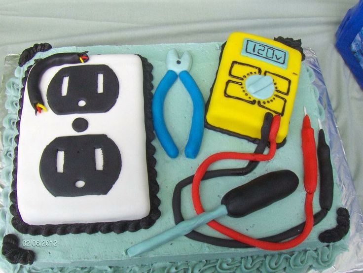 Electrician Birthday Cake Electrician Birthday Cake