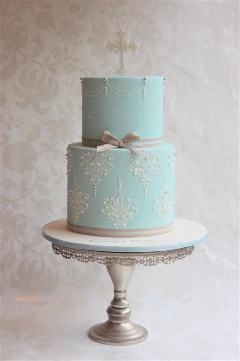 Elegant Christening Cake Elegant Christening Cake