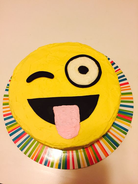 Emoji Birthday Cake