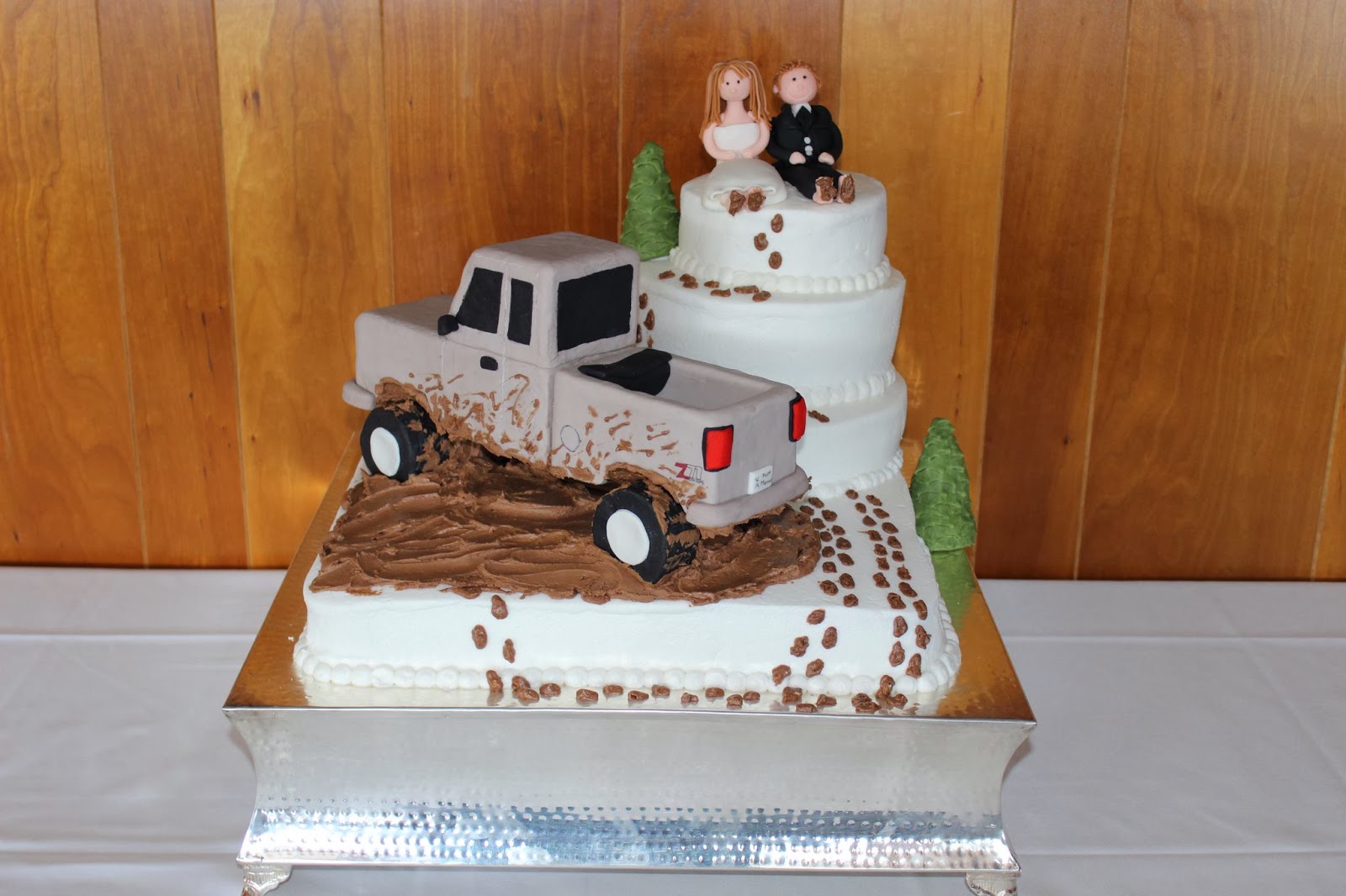 Figure Mud Truck Wedding Cake Toppers Viewing Gallery