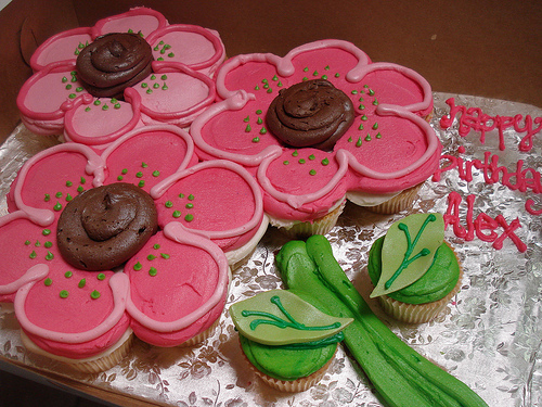 Flower Cupcake Cake Ideas Flower Cupcake Cake Ideas