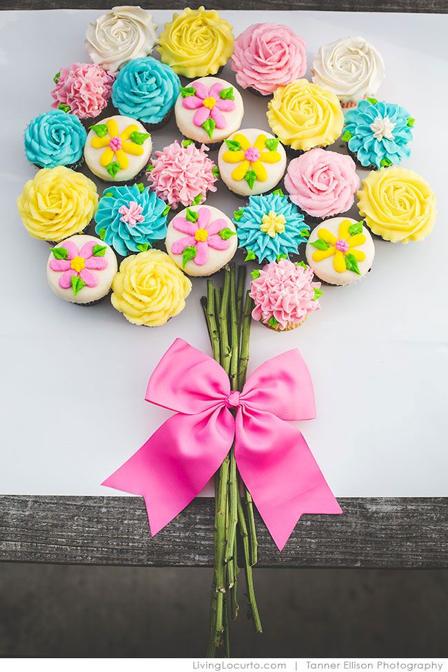 Flower Pull Apart Cupcake Cake Ideas