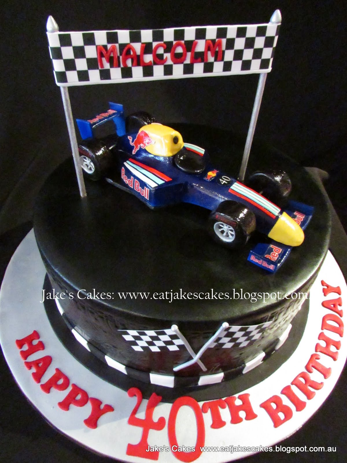 Formula 1 Racing Car Cake Formula 1 Racing Car Cake