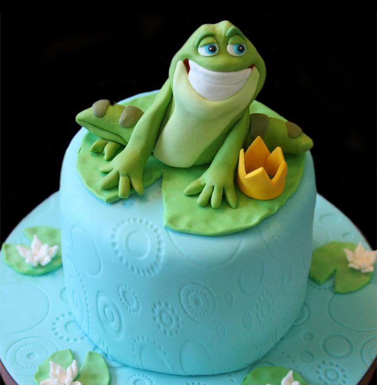 Frog Birthday Cake