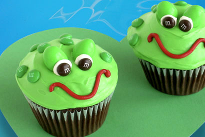 Frog Birthday Cupcakes